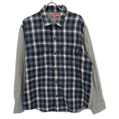 Supreme シュプリーム 23AW マルチカラー 総柄 Houndstooth Plaid Flannel Shirt トップス