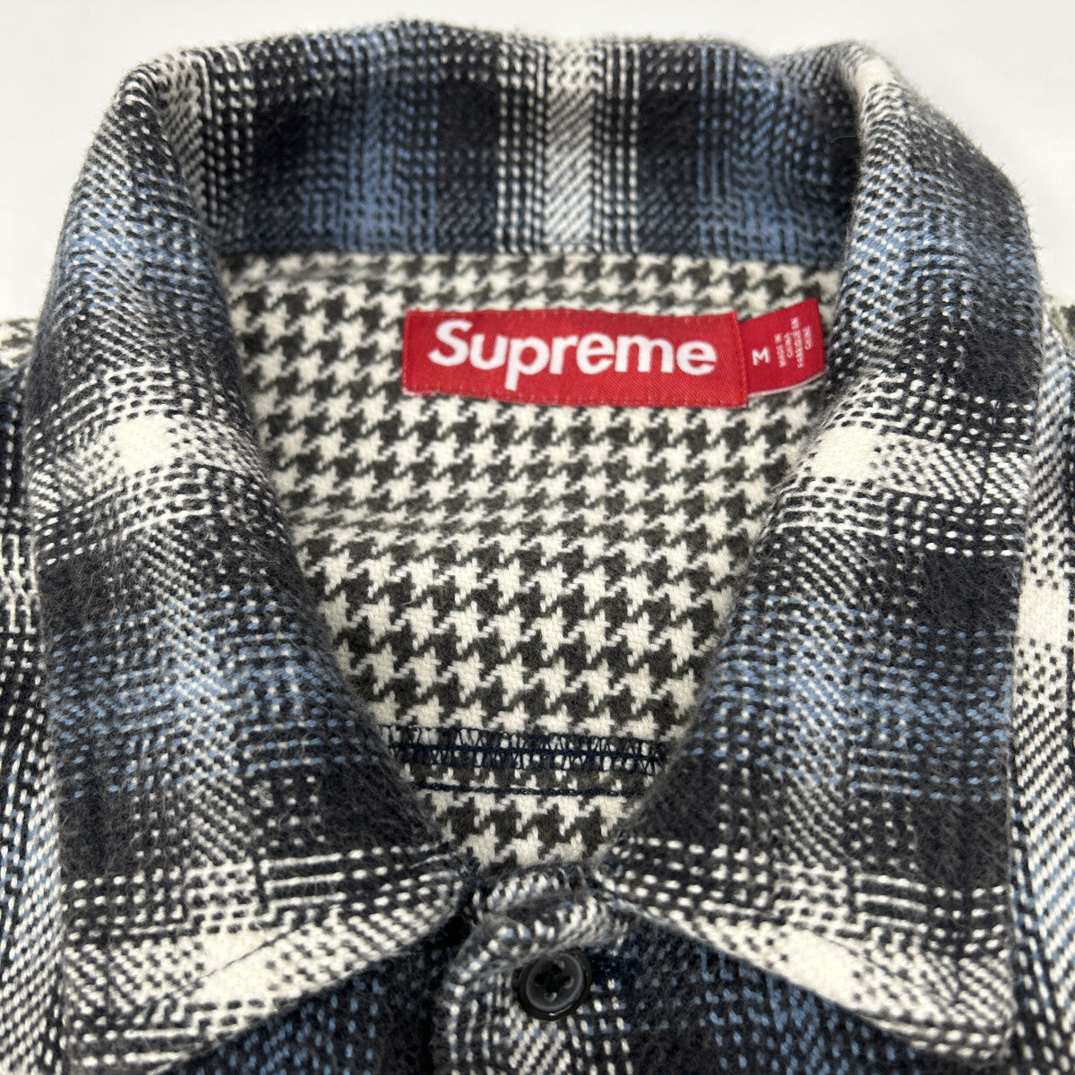 Supreme シュプリーム 23AW マルチカラー 総柄 Houndstooth Plaid Flannel Shirt トップス