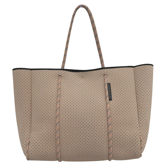 State of Escape Escape Tote Bag Women's Pink Beige Tote Bag