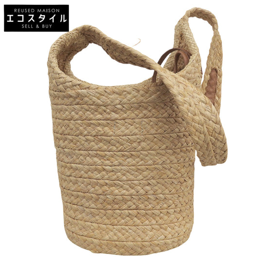 HELEN KAMINSKI Raffia One-Shoulder Bag Women's Beige Shoulder Bag