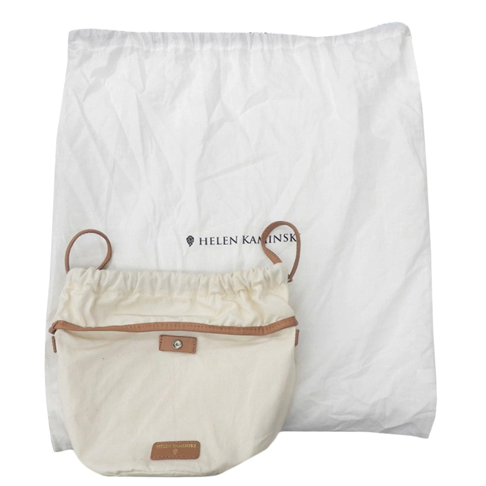 HELEN KAMINSKI Raffia One-Shoulder Bag Women's Beige Shoulder Bag