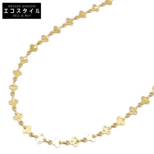 Marie-Helene de Taillac 22K Small Clover Chain Choker