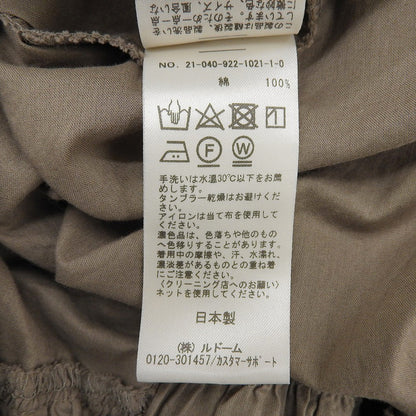 美品 コットン ロングワンピース ワンピース レディース ブラウン 38 21-040-922-1021 ワンピース 38 レディース