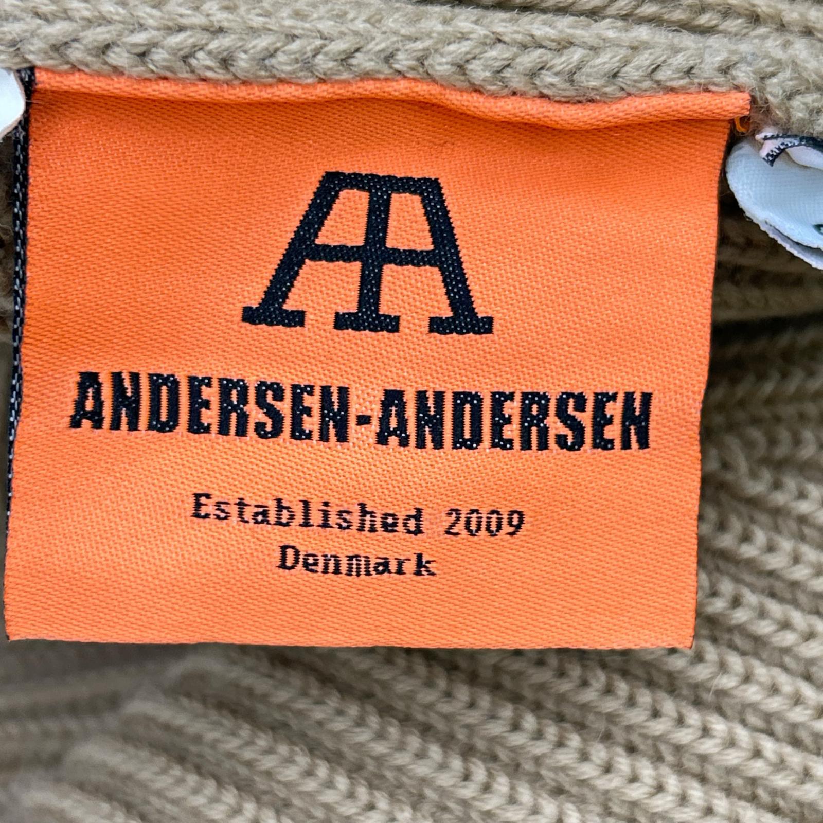 ANDERSEN-ANDERSEN アンデルセンアンデルセン ベージュ ローゲージ ニットセーター トップス