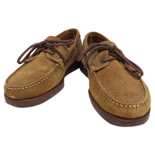 Paraboot パラブーツ 美品 0120 ｽｴｰﾄﾞ BARTH MARINE ﾃﾞｯｷｼｭｰｽﾞ シューズ 6 1/2