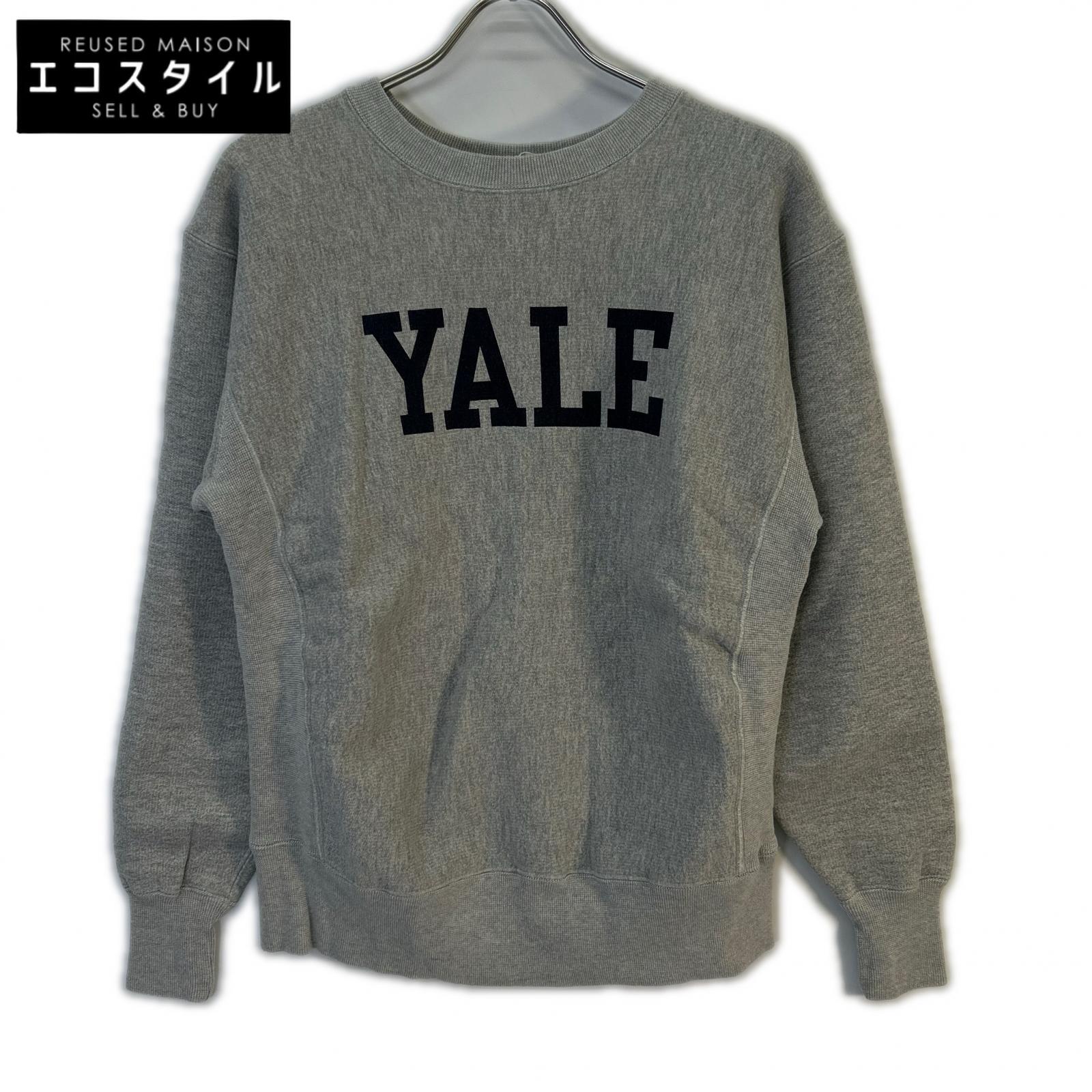 Champion Gray Reverse Weave YALE Sweatshirt Top