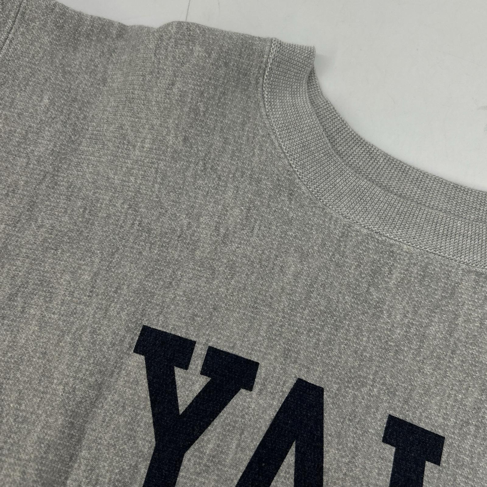 Champion Gray Reverse Weave YALE Sweatshirt Top