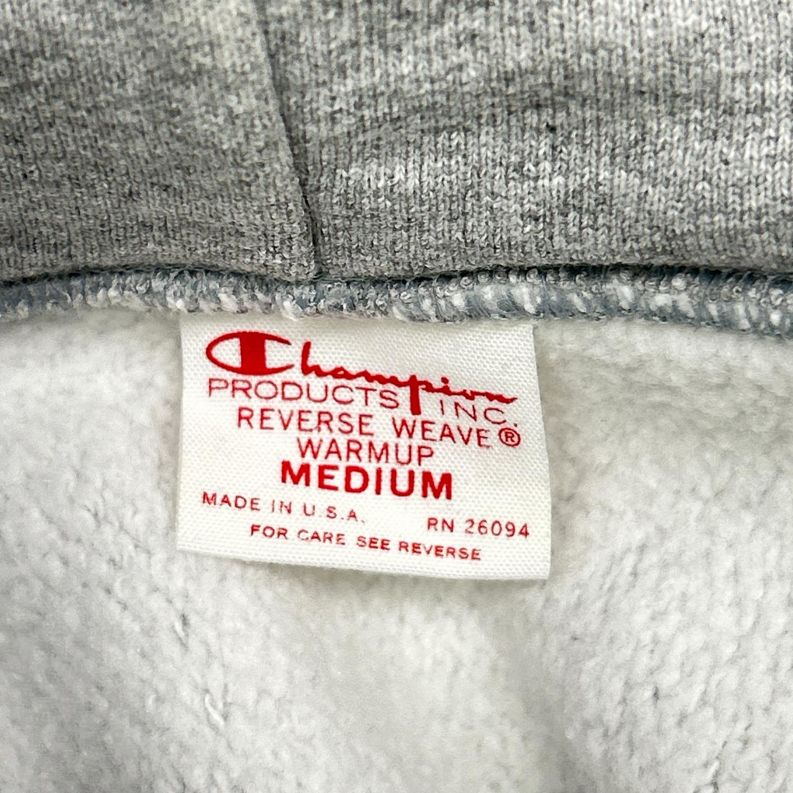 Champion チャンピオン グレー リバースウィーブ スウェットフーディ USA製 トップス