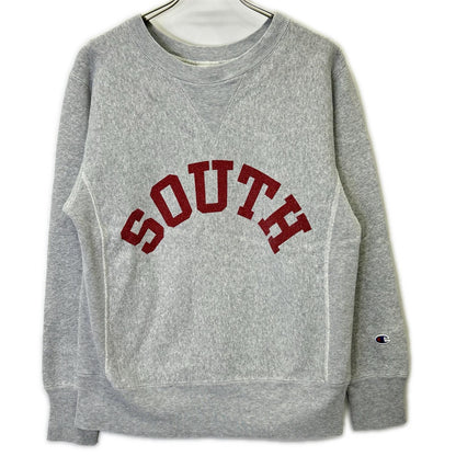 Champion チャンピオン グレー リバースウィーブ SOUTH スウェットシャツ トップス