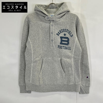 Champion 冠军 灰色 Reverse Weave KERN COUNTY 亨利领套头连帽衫 上衣