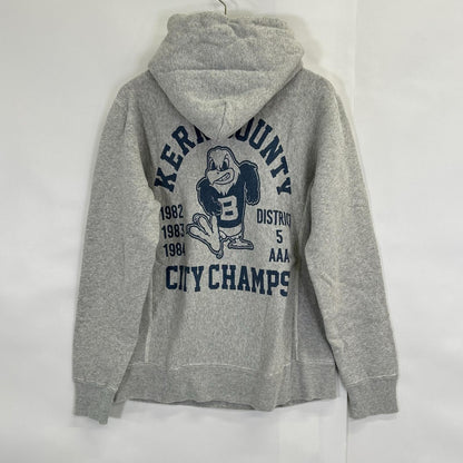 Champion 冠军 灰色 Reverse Weave KERN COUNTY 亨利领套头连帽衫 上衣