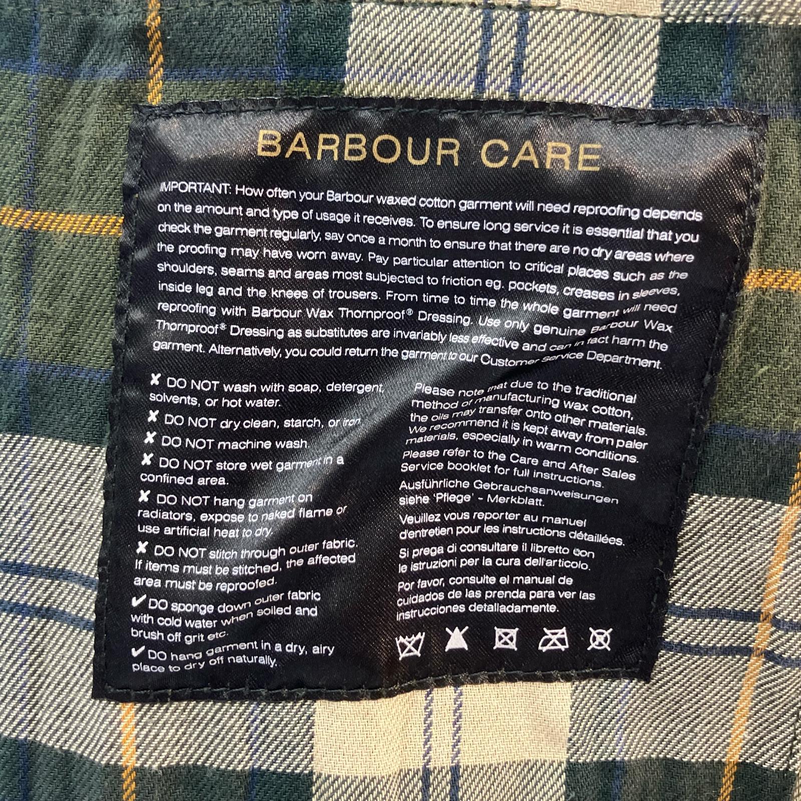 Barbour バブアー グリーン SL BORDER MWX0534SG91 ワックスドコットン コート コート