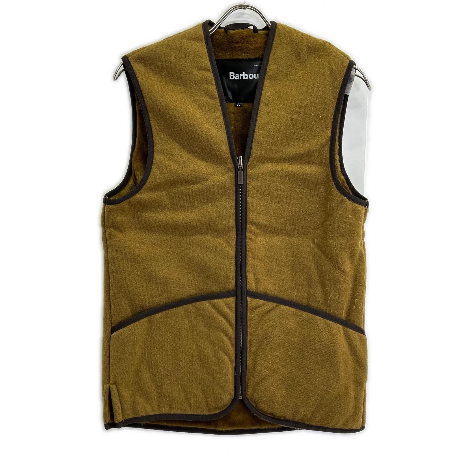 Barbour バブアー ブラウン MLI0035BR31 スリムフィット ファーライナー ベスト