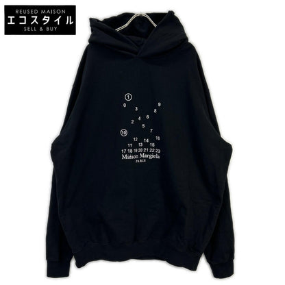 Maison margiela メゾンマルジェラ ブラック S50GU0202 23年AW カレンダーロゴ スウェットフーディ トップス