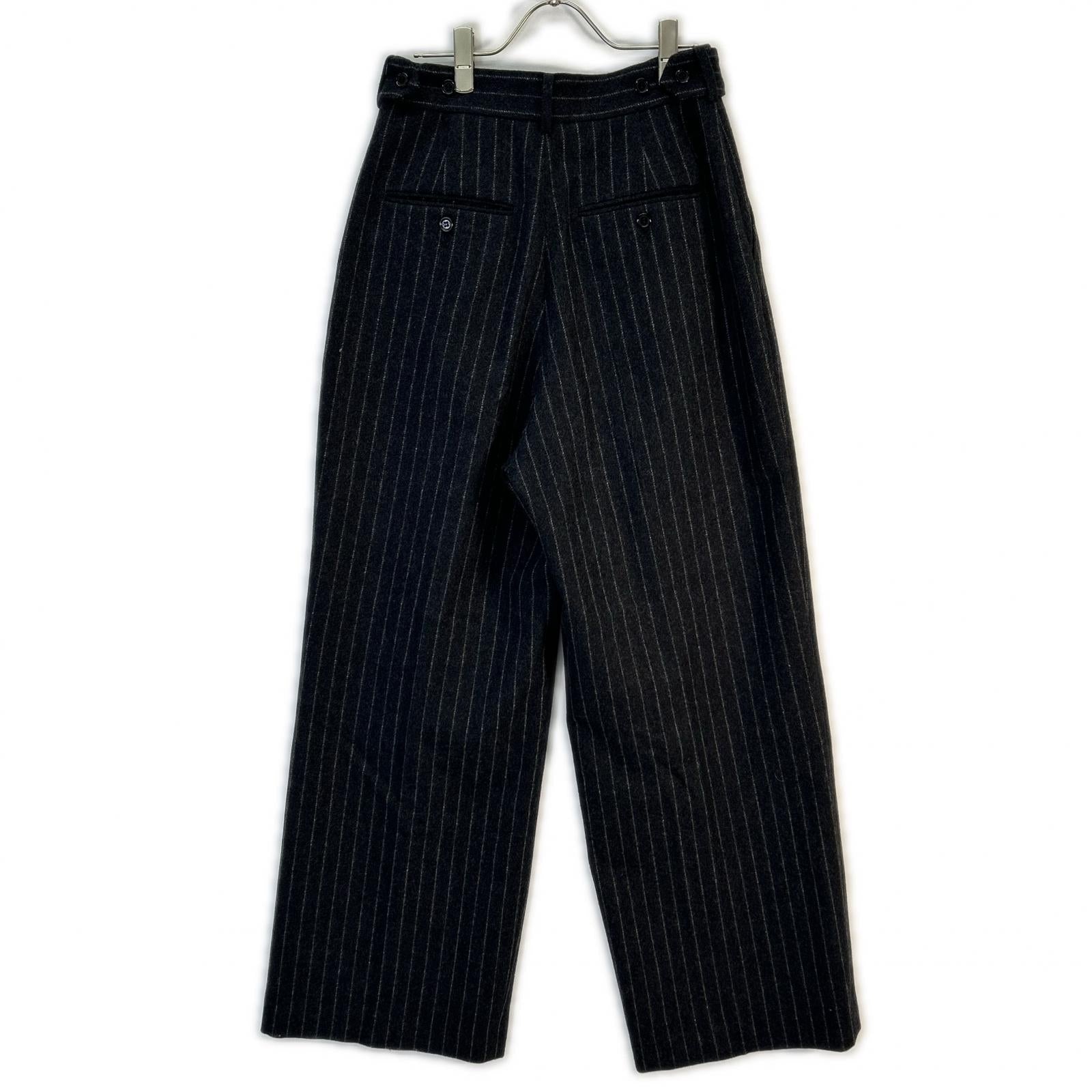 INSCRIRE アンスクリア 25AW INSCRIRE STRIPE WIDE PANTS ボトムス
