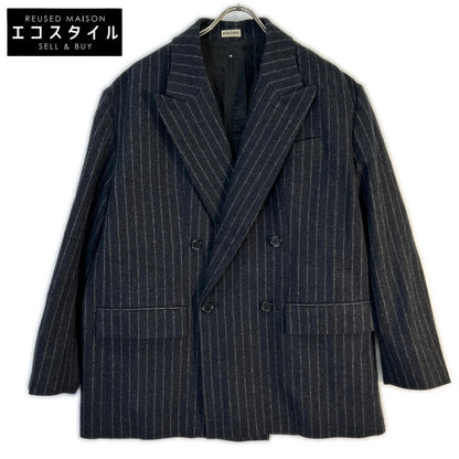 INSCRIRE x HBeauty&youth【美品/国内正品/25AW】125AW-JK51H STRIPE WIDE 条纹双排扣夹克