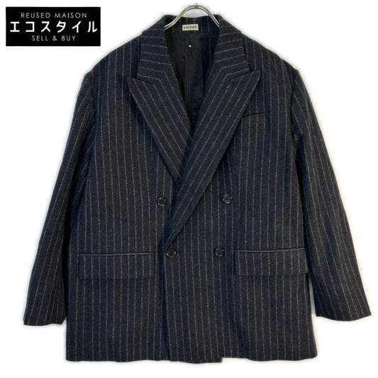 INSCRIRE アンスクリア ｘHBeauty&youth【美品/国内正規/25AW】125AW-JK51H STRIPE WIDE ストライプ ダブルジャケット ジャケット