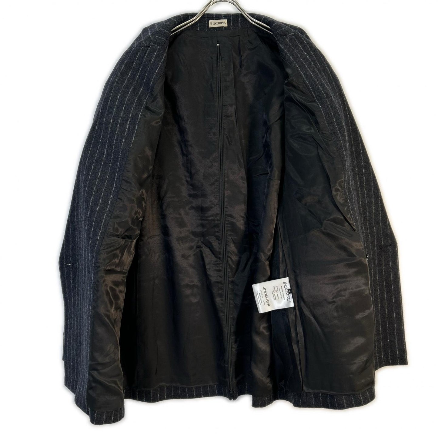 INSCRIRE x HBeauty&youth【美品/国内正品/25AW】125AW-JK51H STRIPE WIDE 条纹双排扣夹克