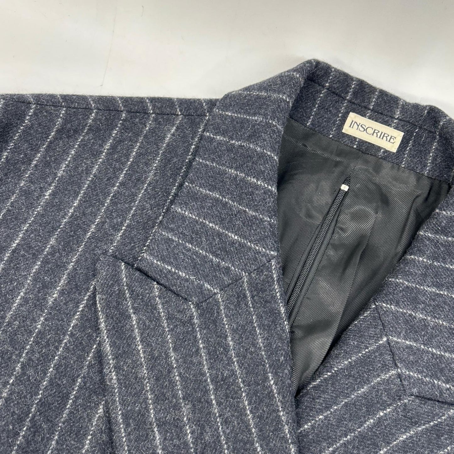 INSCRIRE x HBeauty&youth【美品/国内正品/25AW】125AW-JK51H STRIPE WIDE 条纹双排扣夹克