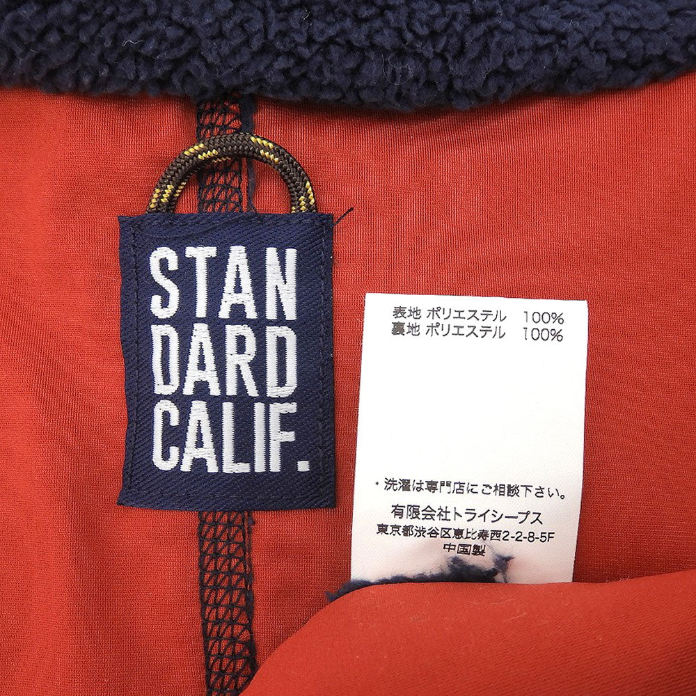 STANDARD CALIFORNIA スタンダードカリフォルニア クラシック パイル ベスト メンズ ネイビー S ベスト