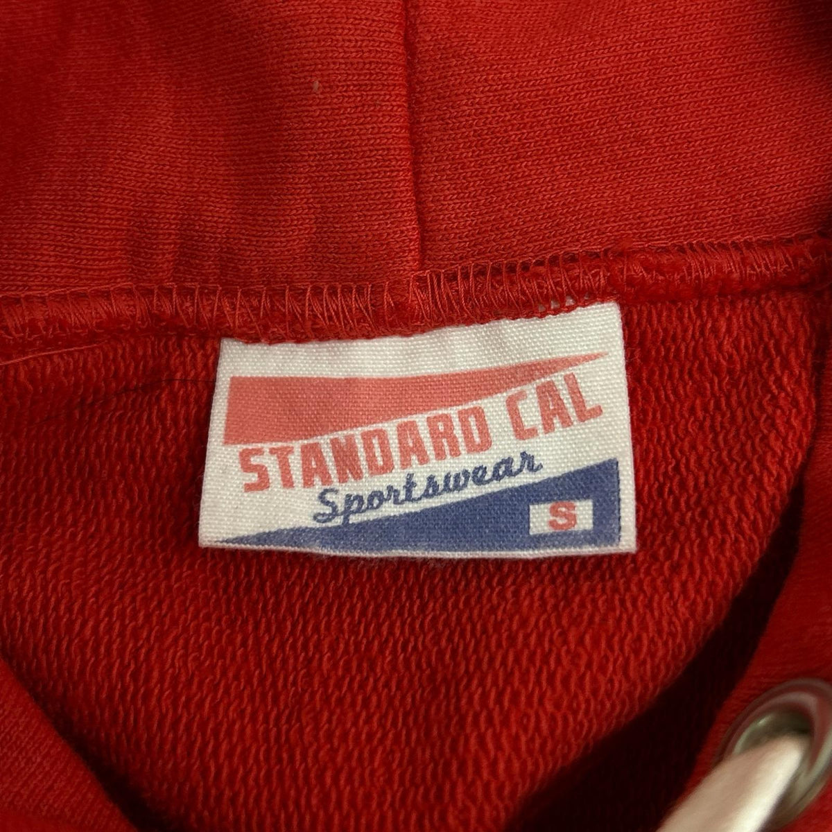 STANDARD CALIFORNIA スタンダードカリフォルニア レッド コットン100 フーディ トップス