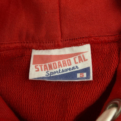 STANDARD CALIFORNIA スタンダードカリフォルニア レッド コットン100 フーディ トップス