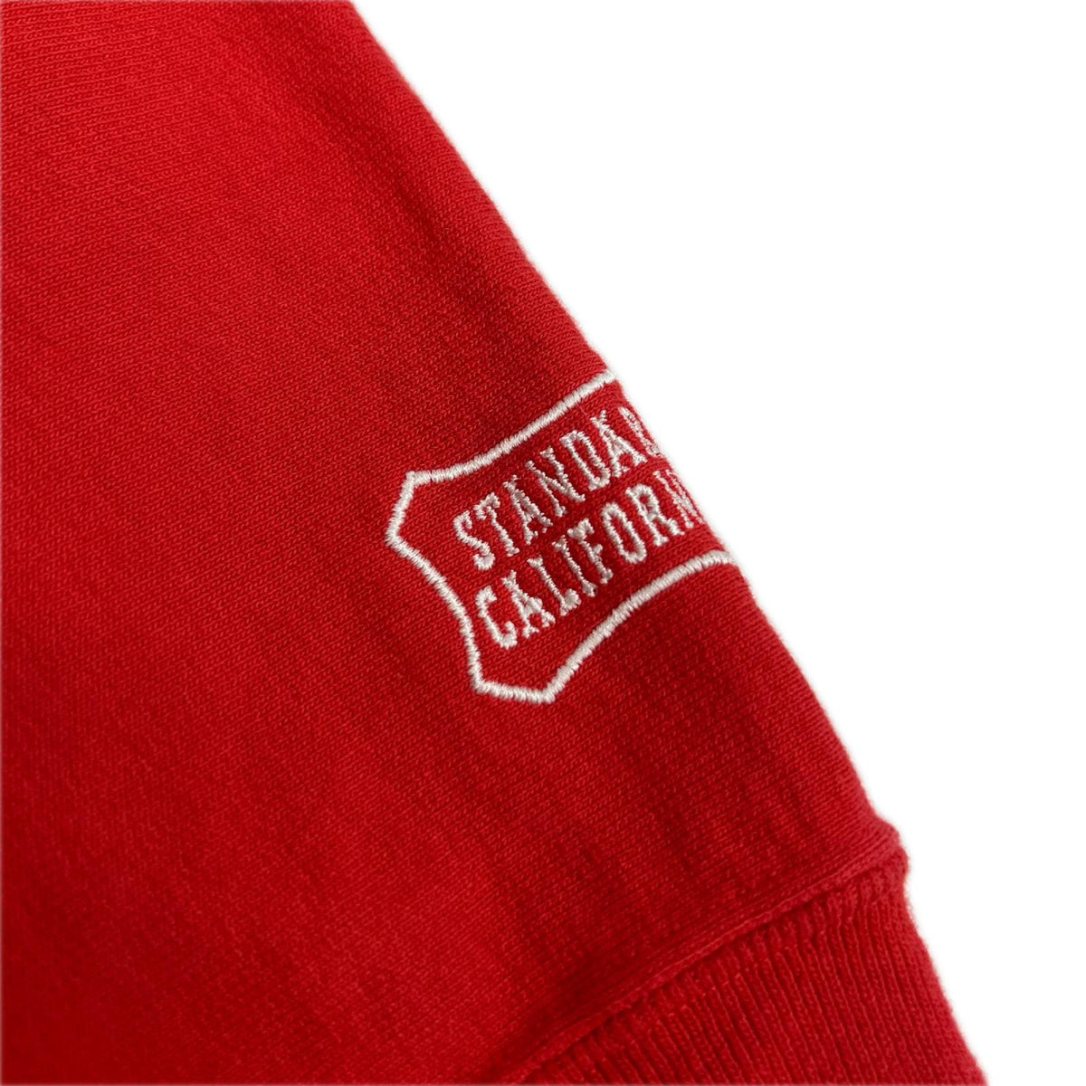 STANDARD CALIFORNIA スタンダードカリフォルニア レッド コットン100 フーディ トップス