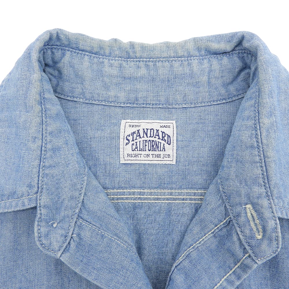 STANDARD CALIFORNIA スタンダードカリフォルニア コットン100% ロングスリーブシャツ トップス メンズ SMALL トップス
