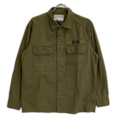 STANDARD CALIFORNIA Khaki Ripstop Army Military Shirt Top