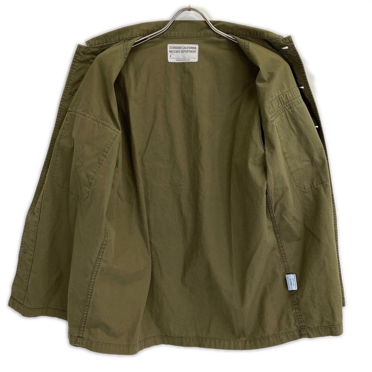 STANDARD CALIFORNIA Khaki Ripstop Army Military Shirt Top