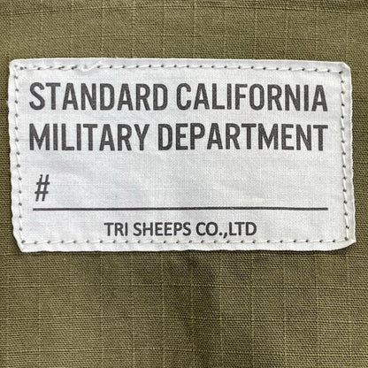 STANDARD CALIFORNIA Khaki Ripstop Army Military Shirt Top