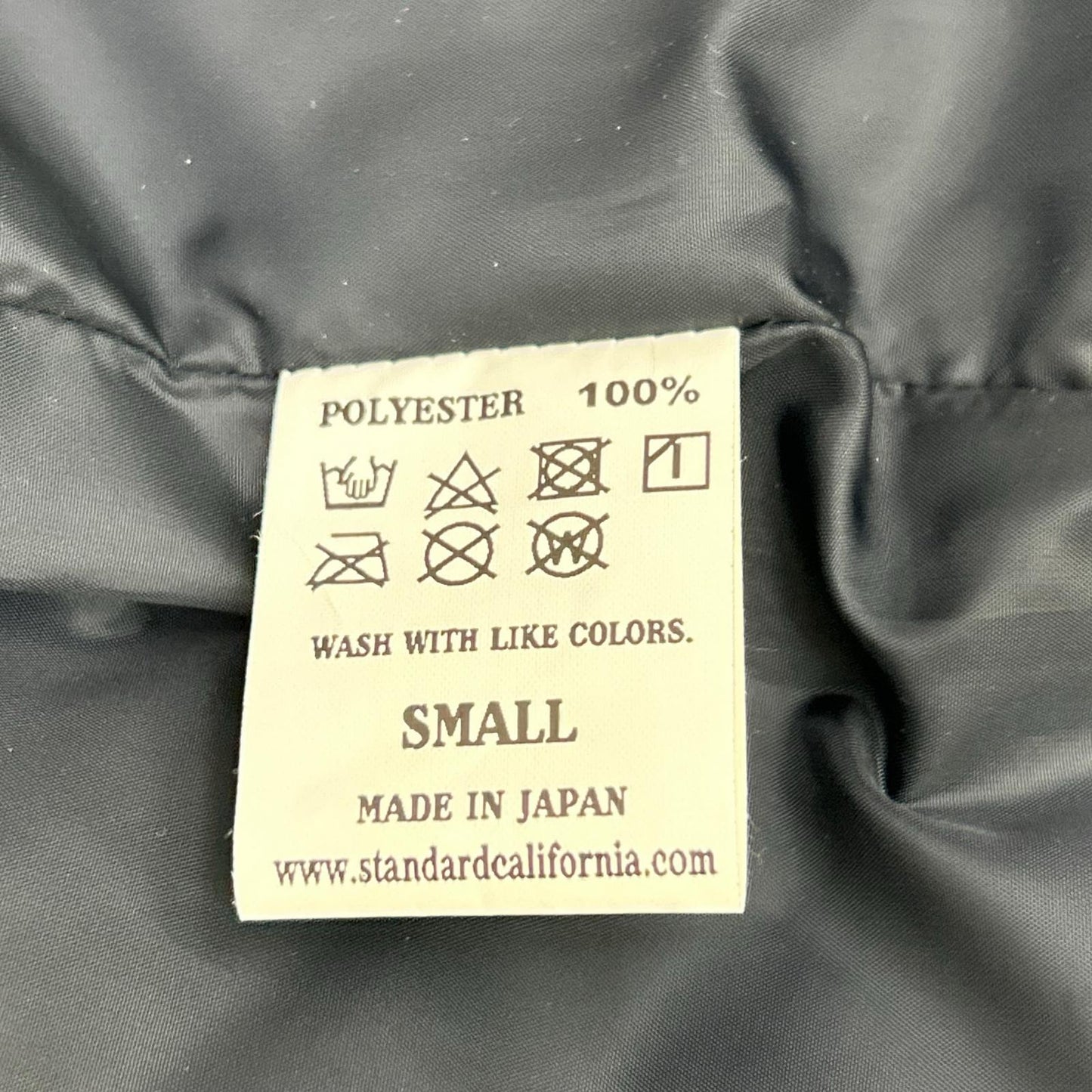 STANDARD CALIFORNIA スタンダードカリフォルニア ﾈｲﾋﾞｰ ﾜｯﾍﾟﾝ ｷﾙﾃｨﾝｸﾞﾍﾞｽﾄ ベスト S メンズ