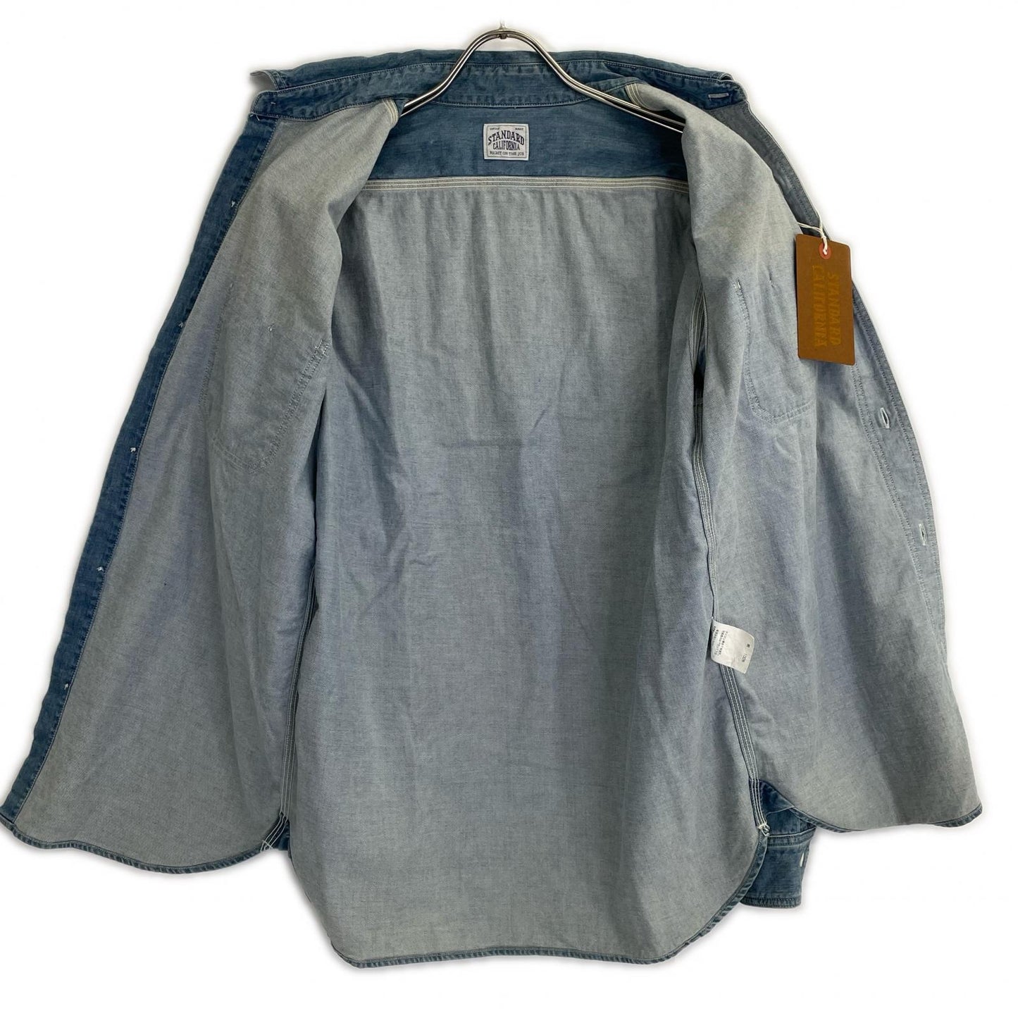 STANDARD CALIFORNIA スタンダードカリフォルニア ブルー デニム ワークシャツ トップス