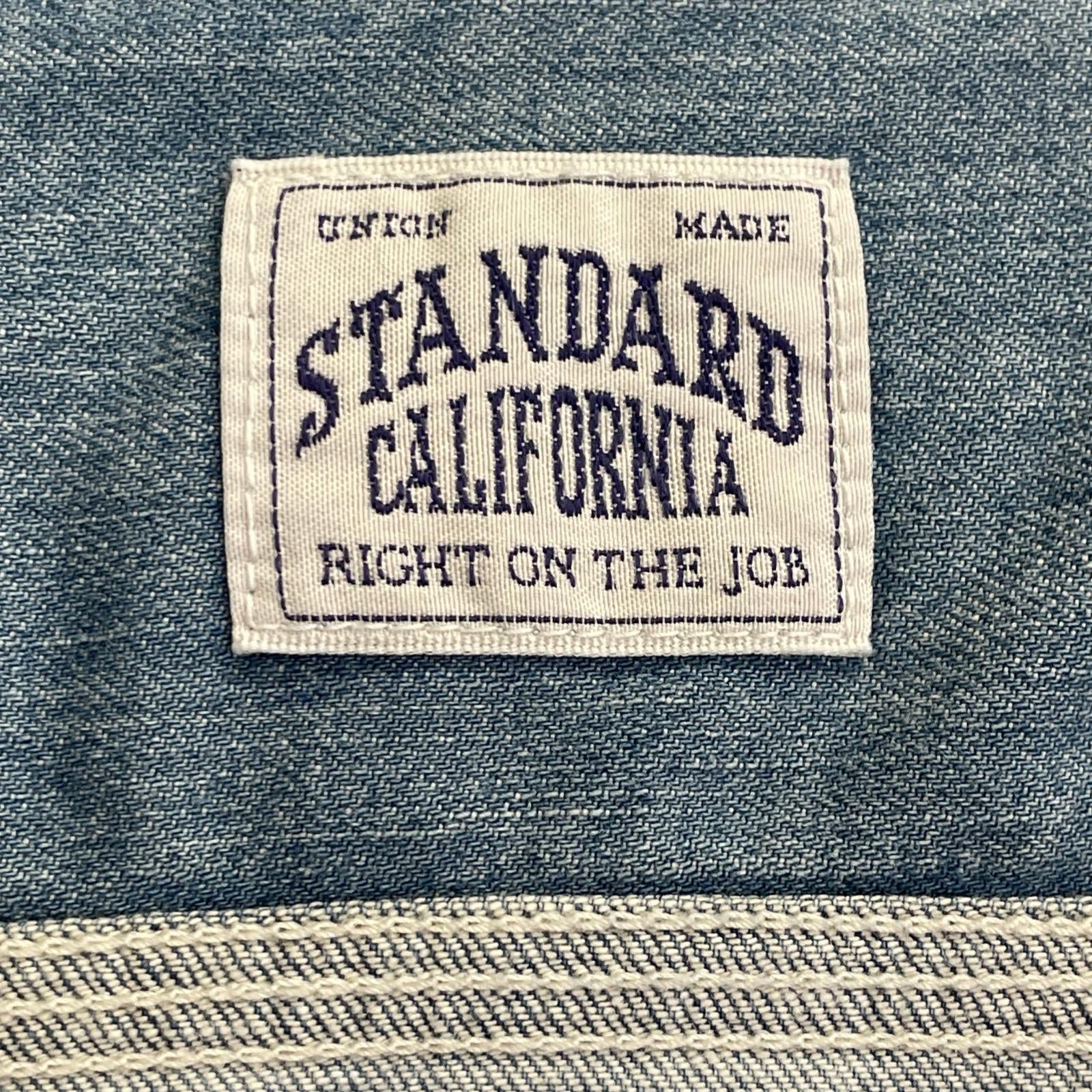STANDARD CALIFORNIA スタンダードカリフォルニア ブルー デニム ワークシャツ トップス