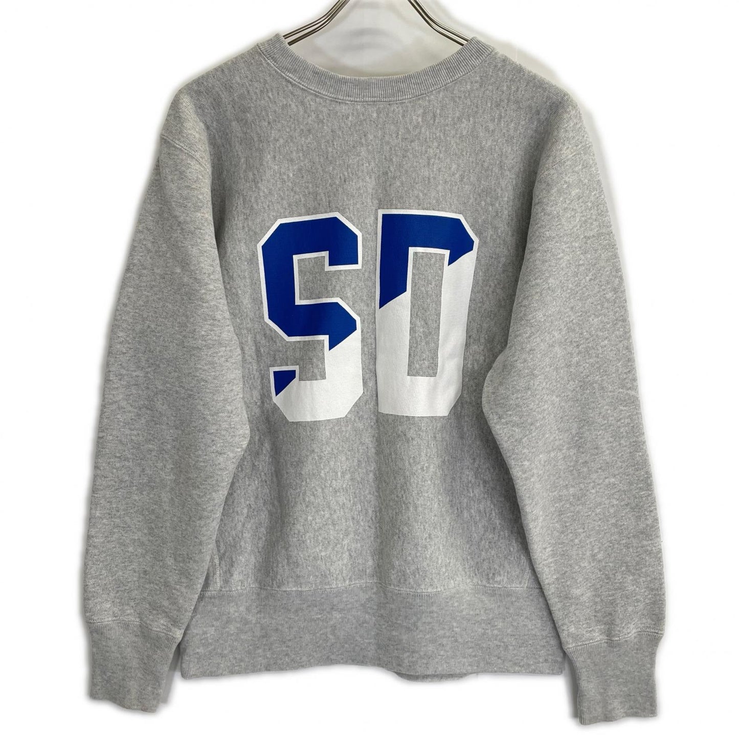 STANDARD CALIFORNIA 标准加州 Champion 联名款 灰色 Reverse Weave 圆领卫衣 上衣