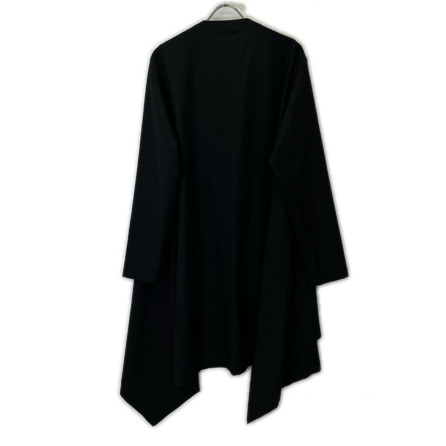Ground Y グラウンドワイ ブラック GA-D06-100 baberdine long drape jacket コート
