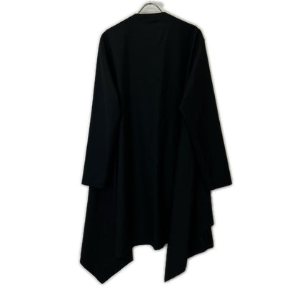 Ground Y グラウンドワイ ブラック GA-D06-100 baberdine long drape jacket コート