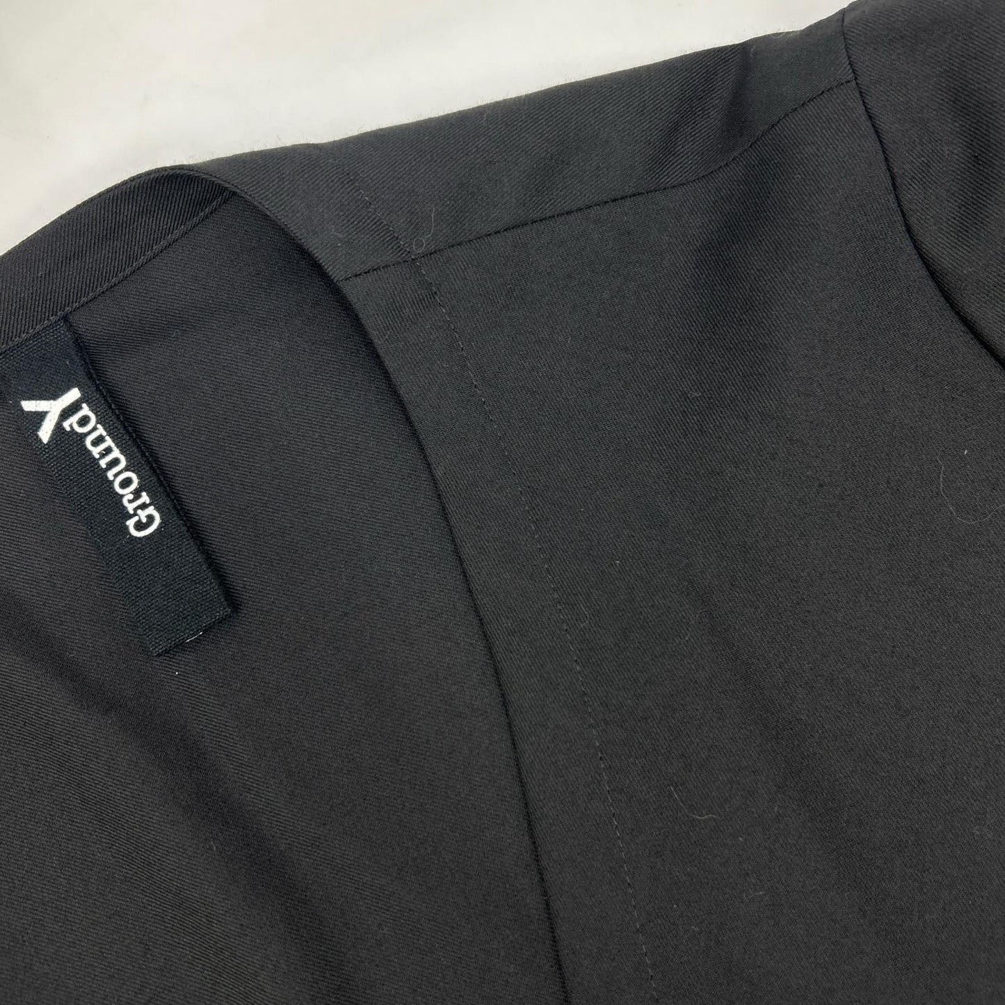 Ground Y グラウンドワイ ブラック GA-D06-100 baberdine long drape jacket コート