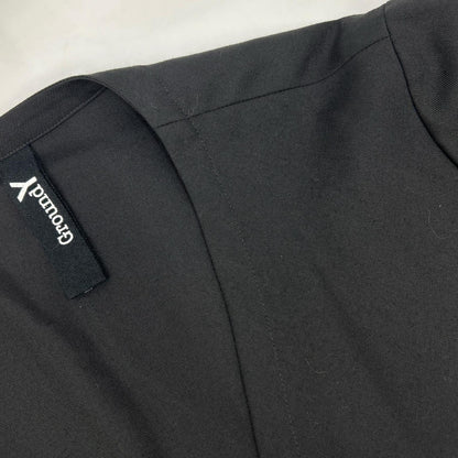 Ground Y グラウンドワイ ブラック GA-D06-100 baberdine long drape jacket コート