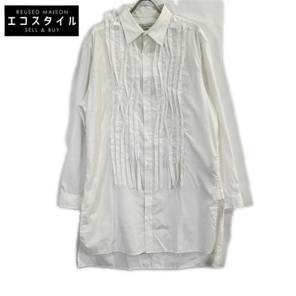 Yohji Yamamoto POUR HOMME 24AW HO-B68-514 Circular Rib Fabric Blouse Long Sleeve Shirt Tops