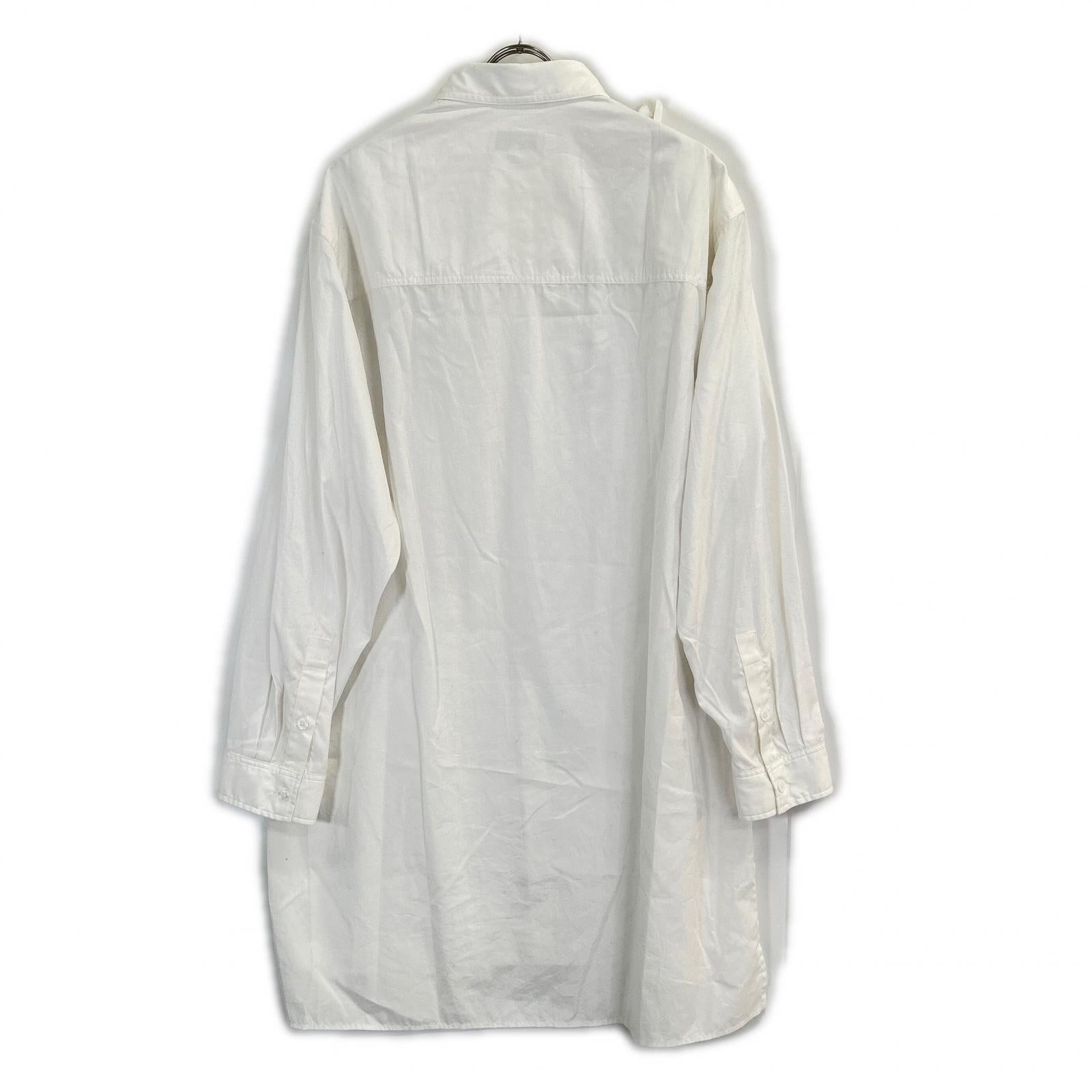 Yohji Yamamoto POUR HOMME 24AW HO-B68-514 Circular Rib Fabric Blouse Long Sleeve Shirt Tops