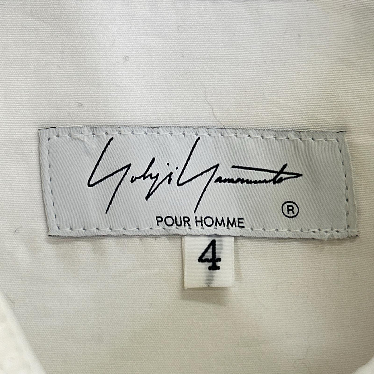 Yohji Yamamoto POUR HOMME 24AW HO-B68-514 Circular Rib Fabric Blouse Long Sleeve Shirt Tops