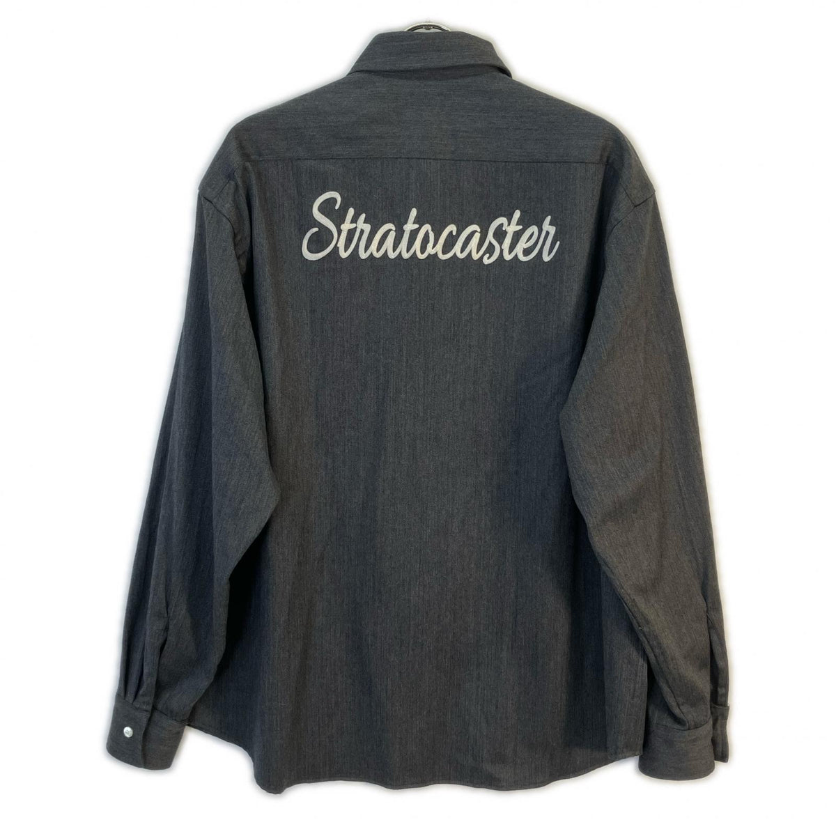 F IS FOR FENDER F is for Fender Gray Wool 98% TelecasterR Zipper Shirts Tops