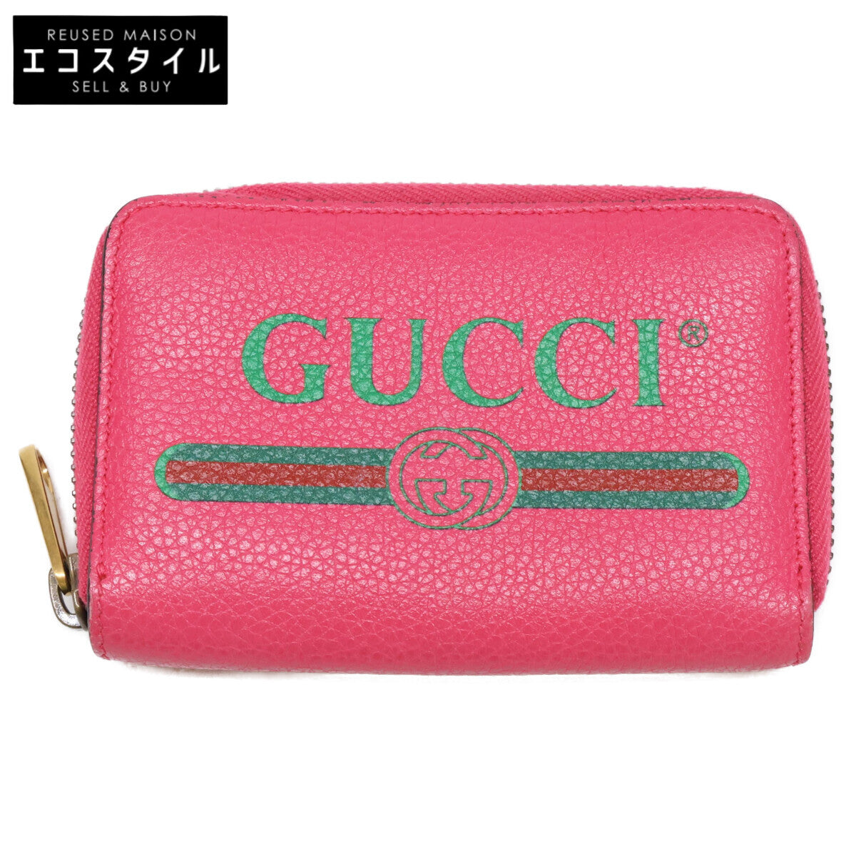 GUCCI グッチ 496319 ウェブストライプ ビンテージロゴ コンパクトウォレット コインケース