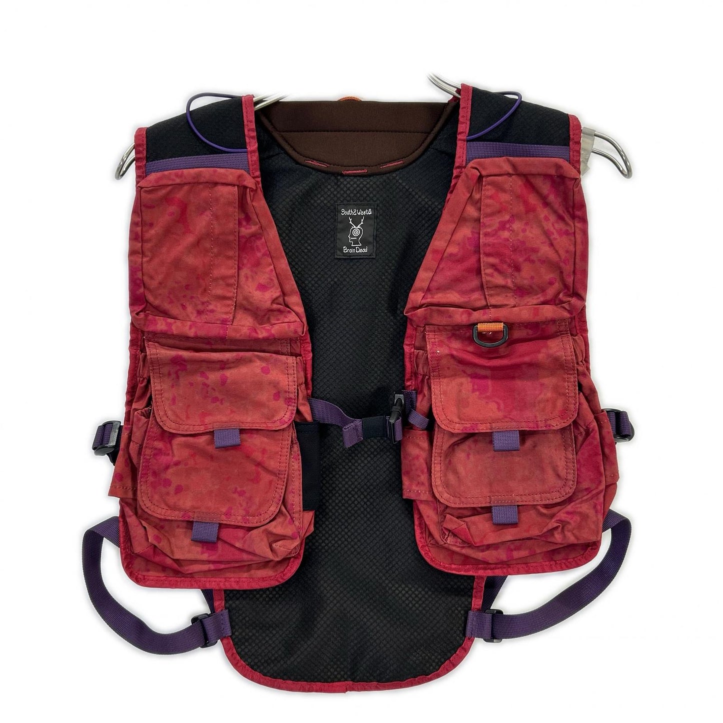 South2 West8 サウスツーウエストエイト ｘBrain Dead ブレインテッド【美品】FISHING VEST PACK フィッシング ベスト パック ベスト