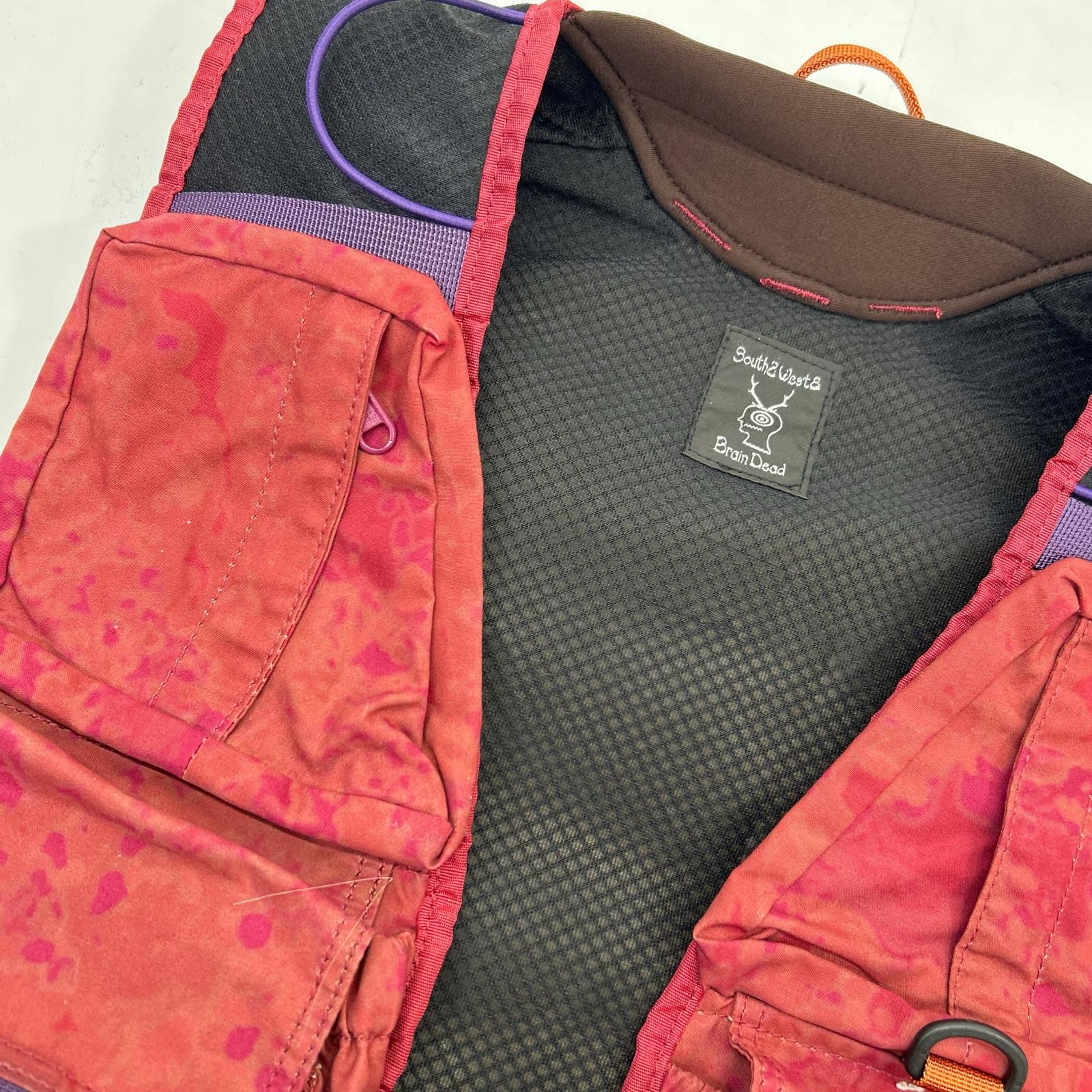 South2 West8 サウスツーウエストエイト ｘBrain Dead ブレインテッド【美品】FISHING VEST PACK フィッシング ベスト パック ベスト