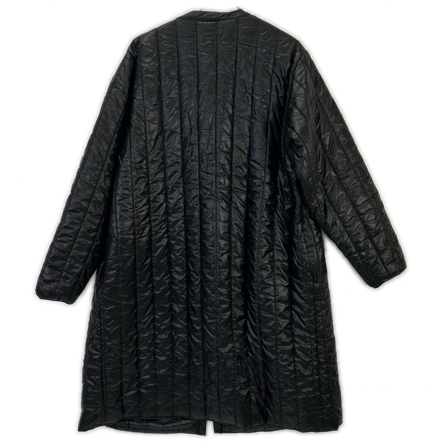 South2 West8 サウスツーウエストエイト ﾌﾞﾗｯｸ HM810 Quilted V Neck Coat コート M メンズ