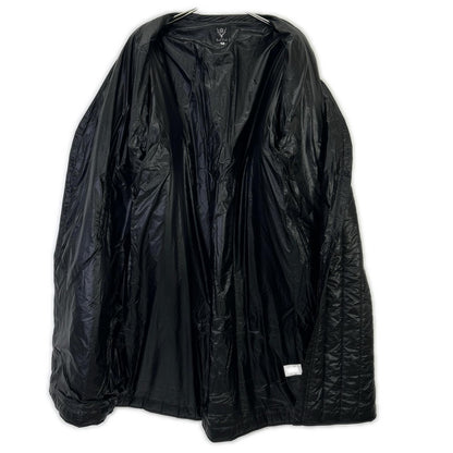 South2 West8 サウスツーウエストエイト ブラック HM810 Quilted V Neck Coat コート