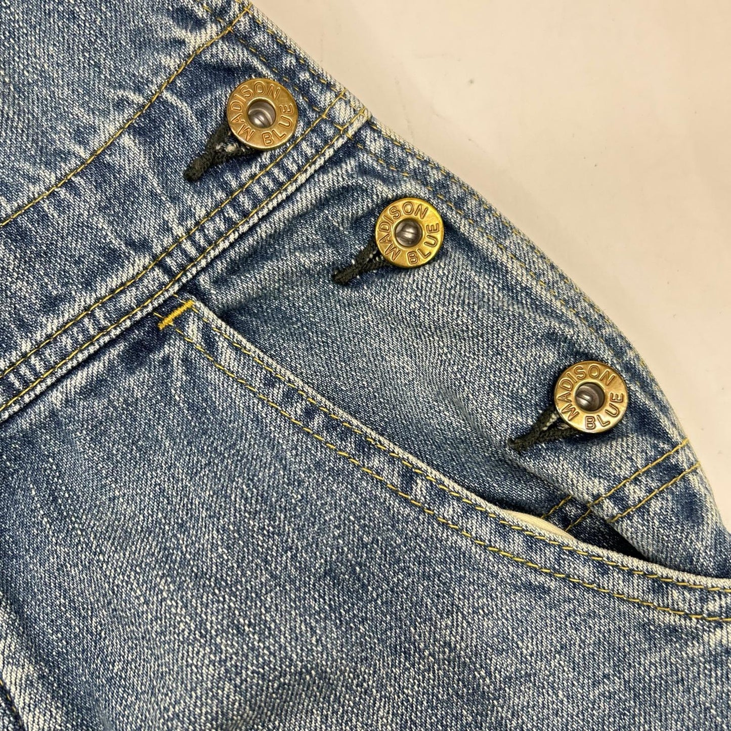 蓝色 MB211-4006 BIBALL FLARE PT 牛仔背带裤 背带裤 连体裤 01 女式