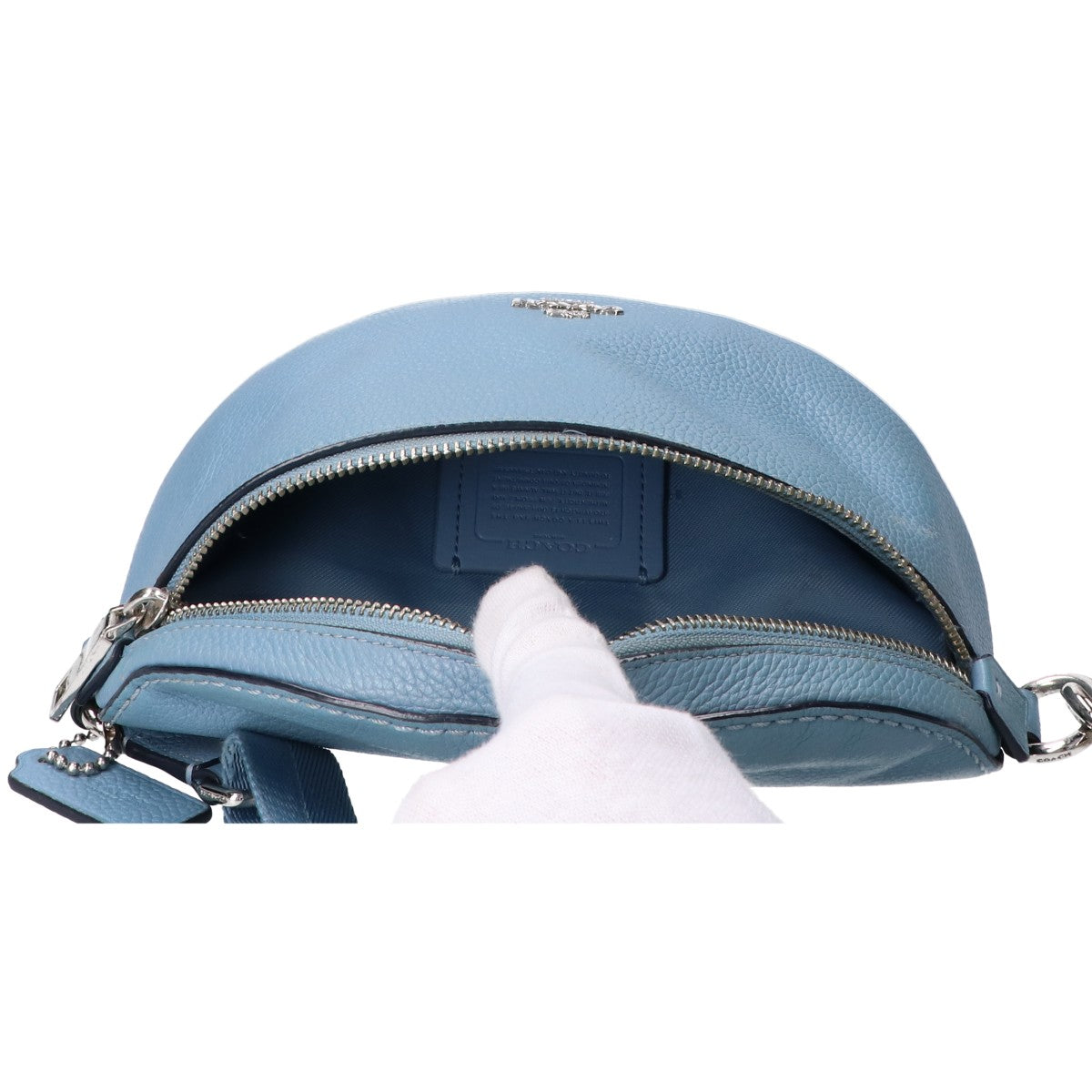 COACH コーチ ターコイズ 39939 レザー ベルトバッグ/ウエストバッグ ウエストバッグ
